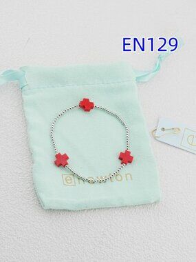 Enewton Gold Bead Cross Bracelet